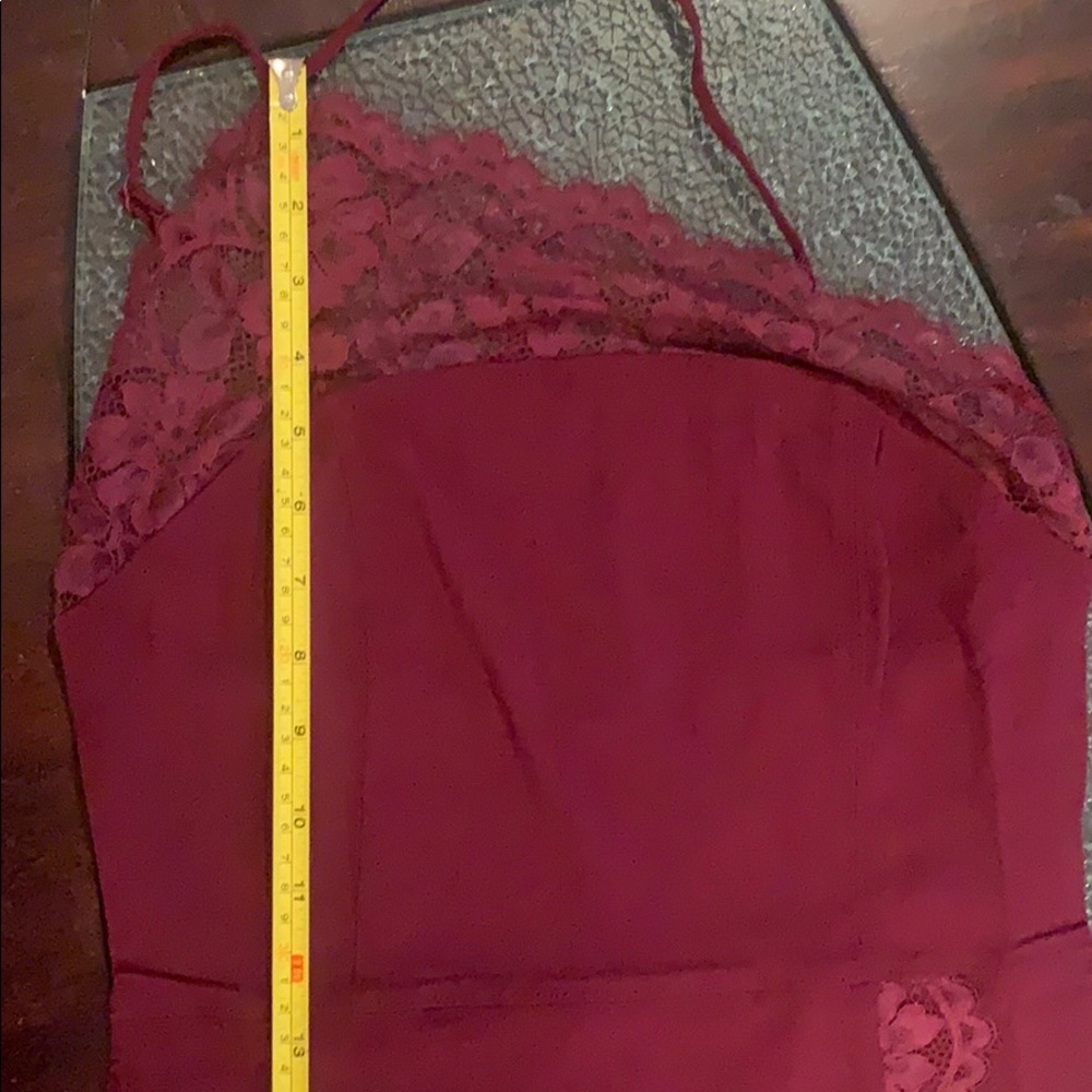 NWT Free People Premonitions Bodycon Dress XS Fitted Mini Tight X-Small Wine - Picture 12 of 14
